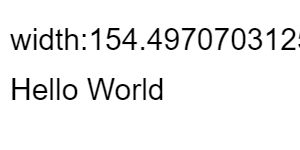 在画布上输出文本之前，检查字体的宽度。
