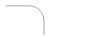在画布上创建介于两个切线之间的弧