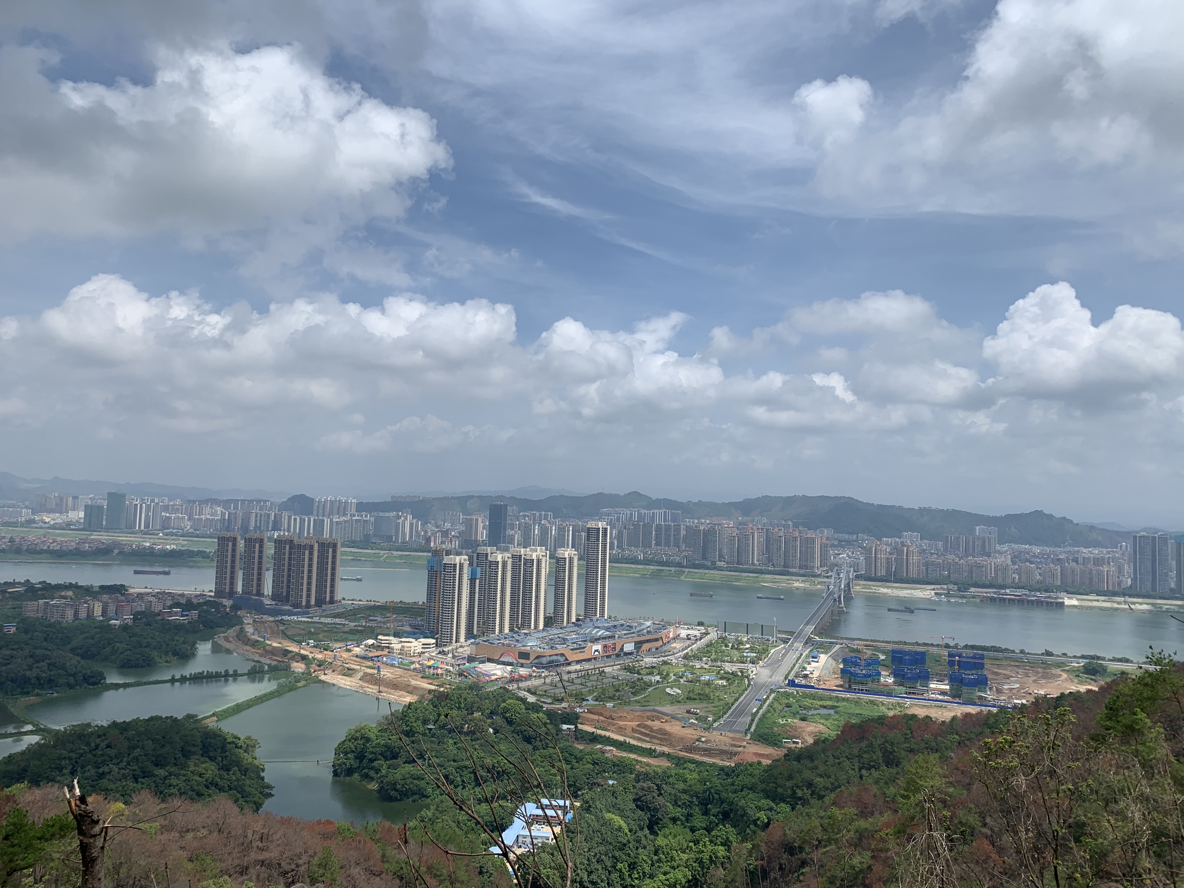 2023年7月31日俯瞰高旺万达广场